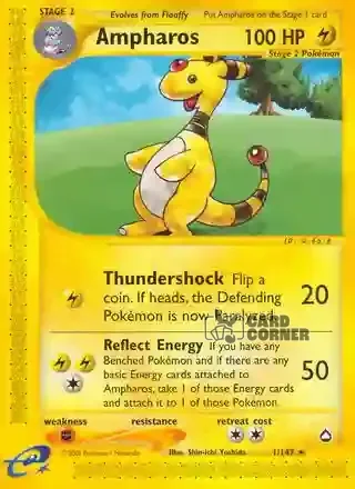 Aquapolis Kartenliste - Ampharos 1/147