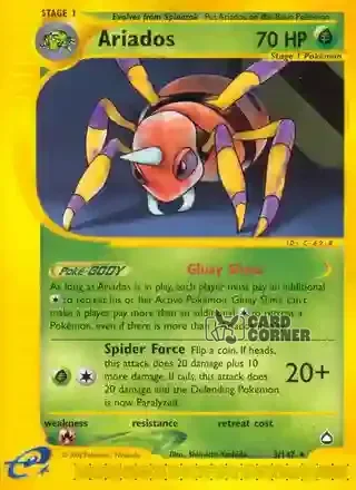 Aquapolis Kartenliste - Ariados 3/147