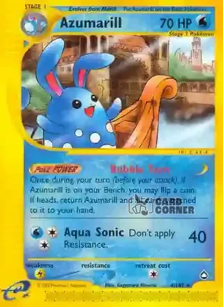 Aquapolis Kartenliste - Azumarill 4/147