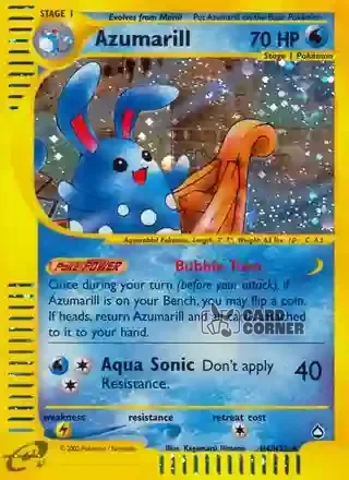 Aquapolis Kartenliste - Azumarill H4/H32