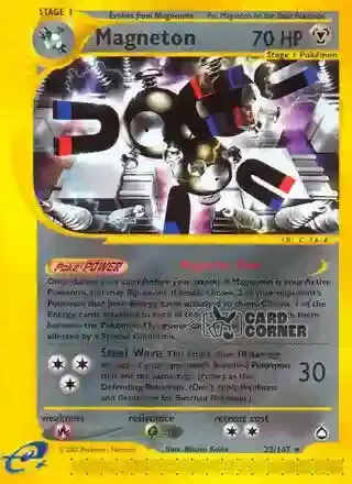 Aquapolis Kartenliste - Magneton 22/147