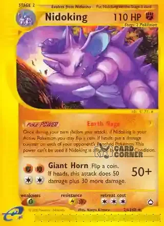Aquapolis Kartenliste - Nidoking 24/147