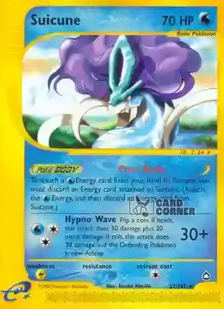 Aquapolis Kartenliste - Suicune 37/147