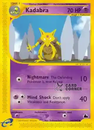Skyridge Kartenliste - Kadabra 69/144