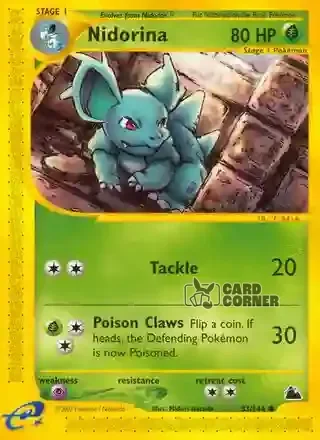 Skyridge Kartenliste - Nidorina 83/144