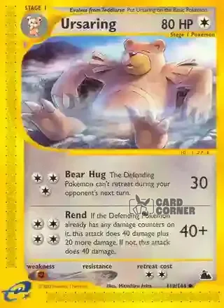 Skyridge Kartenliste - Ursaring 110/144