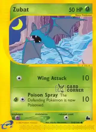 Skyridge Kartenliste - Zubat 118/144