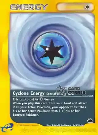 Skyridge Kartenliste - Zyklon-Energie 143/144