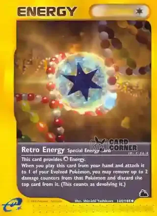 Skyridge Kartenliste - Retro-Energie 144/144
