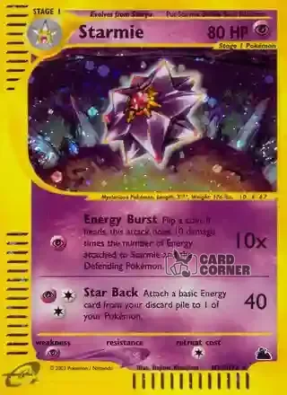 Skyridge Kartenliste - Starmie H28/H32