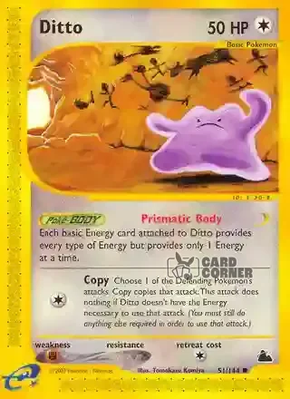 Skyridge Kartenliste - Ditto 51/144
