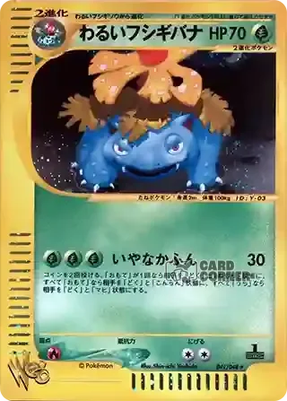 Pokemon Web Kartenliste - Dunkles Bisaflor 041/048