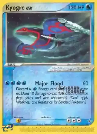 Nintendo Promos Kartenliste - Kyogre ex 001