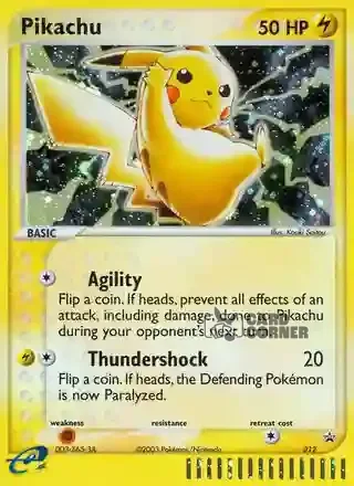 Nintendo Promos Kartenliste - Pikachu 012