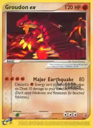 Nintendo Promos Kartenliste - Groudon ex 002