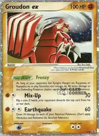 Nintendo Promos Kartenliste - Groudon ex 038