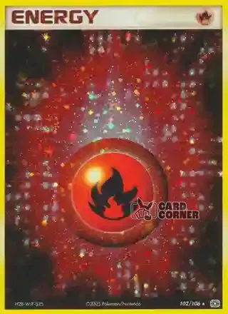 EX Emerald Kartenliste - Feuer-Energie 102/106