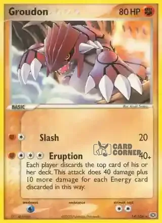 EX Emerald Kartenliste - Groudon 14/106