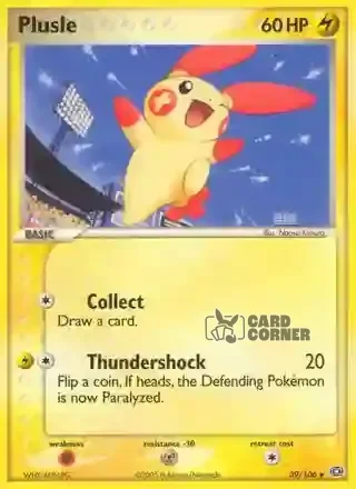 EX Emerald Kartenliste - Plusle 39/106