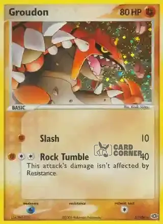 EX Emerald Kartenliste - Groudon 5/106
