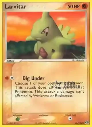 EX Emerald Kartenliste - Larvitar 52/106