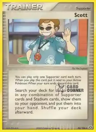 EX Emerald Kartenliste - Scott 84/106