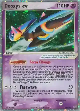 EX Emerald Kartenliste - Deoxys ex 93/106