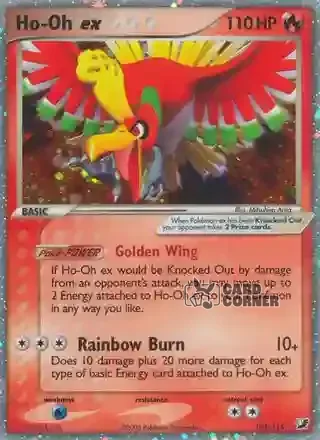 EX Unseen Forces Kartenliste - Ho-oh ex 104/115