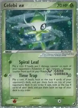 EX Unseen Forces Kartenliste - Celebi ex 117/115