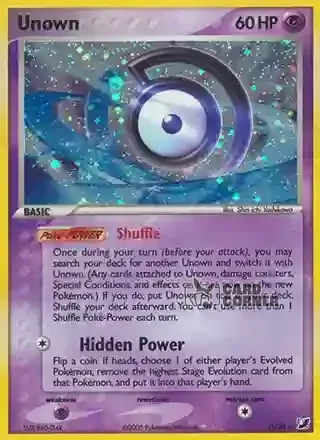 EX Unseen Forces Kartenliste - Icognito D/28