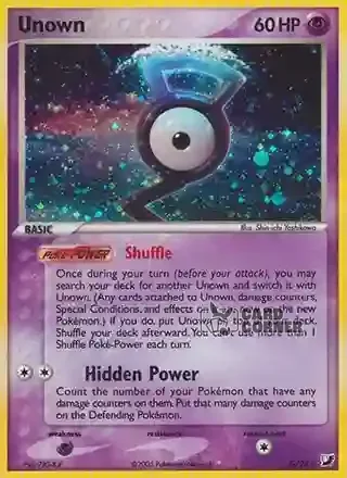 EX Unseen Forces Kartenliste - Icognito G/28