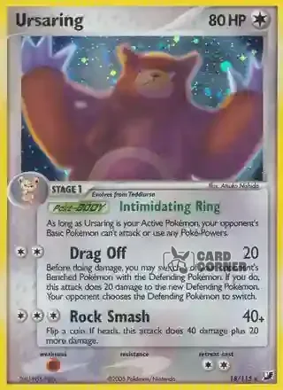 EX Unseen Forces Kartenliste - Ursaring 18/115