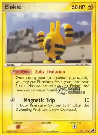 EX Unseen Forces Kartenliste - Elekid 23/115