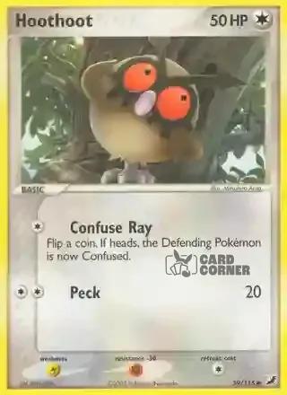 EX Unseen Forces Kartenliste - Hoothoot 59/115