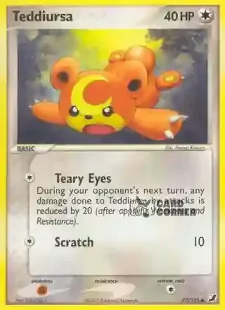 EX Unseen Forces Kartenliste - Teddiursa 77/115