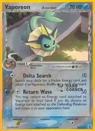 EX Delta Species Kartenliste - Aquana δ 18/113