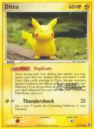 EX Delta Species Kartenliste - Ditto 63/113