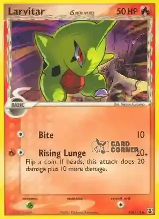 EX Delta Species Kartenliste - Larvitar 73/113