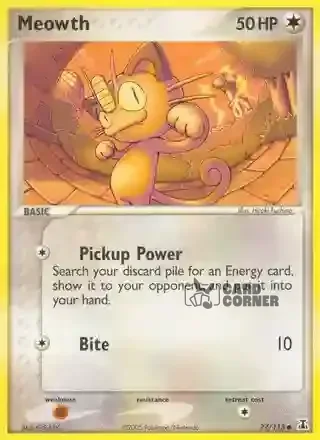 EX Delta Species Kartenliste - Mauzi 77/113