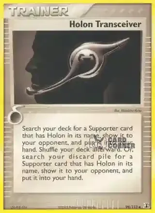 EX Delta Species Kartenliste - Holon-Funkgerät 98/113