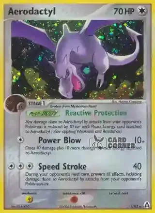 EX Legend Maker Kartenliste - Aerodactyl 1/92