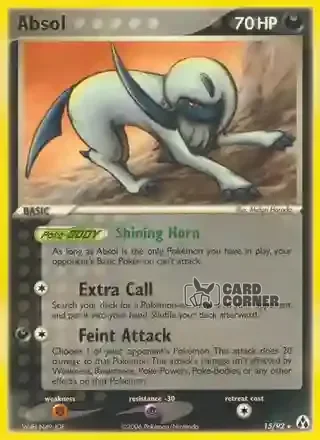 EX Legend Maker Kartenliste - Absol 15/92