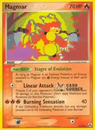 EX Legend Maker Kartenliste - Magmar 21/92