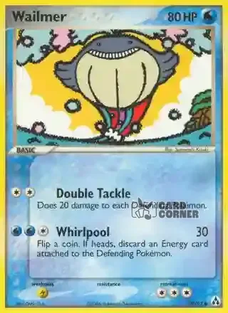 EX Legend Maker Kartenliste - Wailmer 69/92