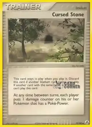 EX Legend Maker Kartenliste - Verfluchter Stein 72/92