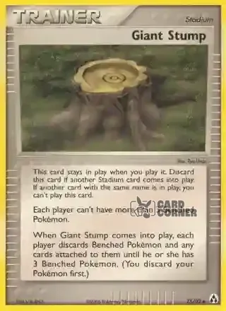 EX Legend Maker Kartenliste - Riesiger Baumstumpf 75/92