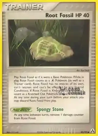 EX Legend Maker Kartenliste - Wurzelfossil 80/92