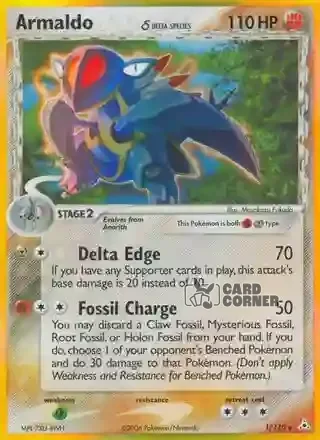 EX Holon Phantoms Kartenliste - Armaldo δ 1/110