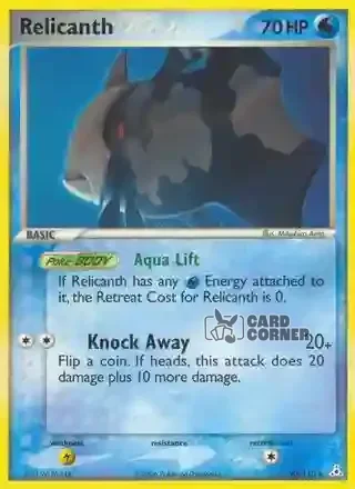 EX Holon Phantoms Kartenliste - Relicanth 30/110