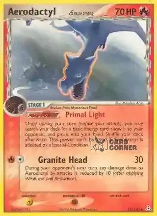 EX Holon Phantoms Kartenliste - Aerodactyl δ 35/110